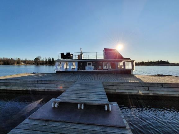 Sauna lautta Oulu joki