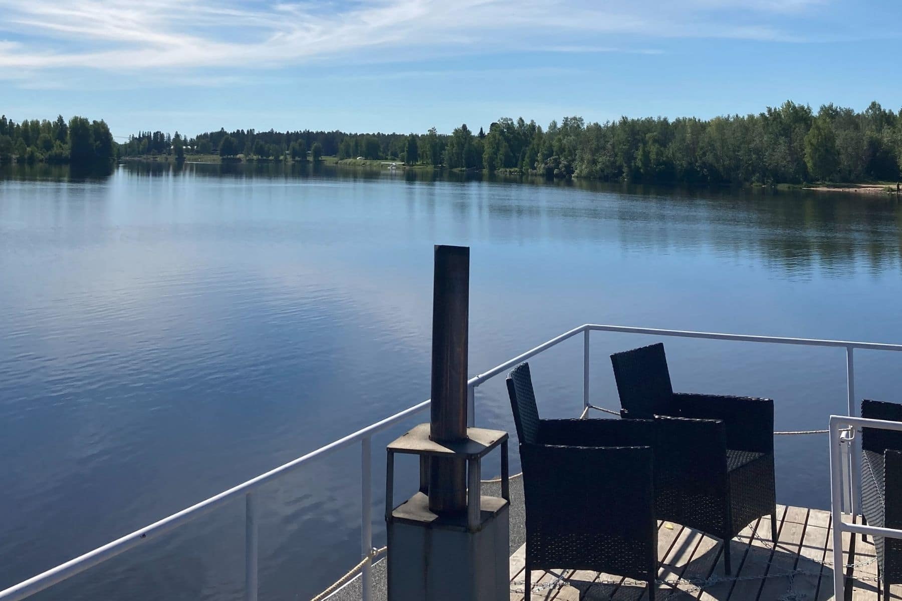 näkymä lainesaunalta